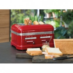 KitchenAid Toaster Artisan 4 Scheiben,medaillon silber