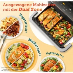 COSORI Heißluftfritteuse TwinFry 10L Airfryer,WiFi verbunden,6-in-1