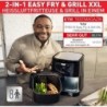 Tefal EY8018 Easy Fry Grill 2-in-1 Heißluftfritteuse,Air Fryer und Grill