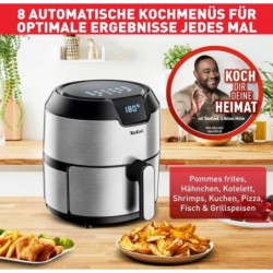 Tefal EY401D Heißluftfritteuse Easy Fry Deluxe,Air Fryer,1500 W,4,2 L