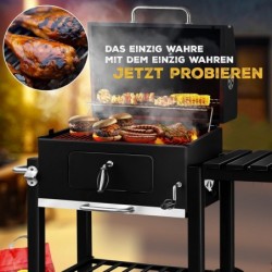 KESSER Grill Grillwagen Holzkohlegrill,Barbeque Camping,Terrasse,Garten