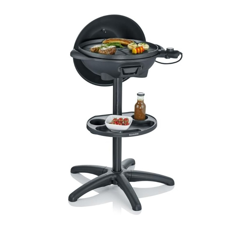 SEVERIN Barbecue-Standgrill mit Haube, Elektrogrill mit Thermostat