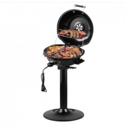 Elektrogrill Vertikalgrill mit Deckel und Sockel,einstellbare Temperatur