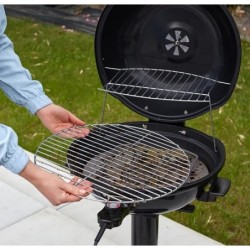 Elektrogrill Vertikalgrill mit Deckel und Sockel,einstellbare Temperatur