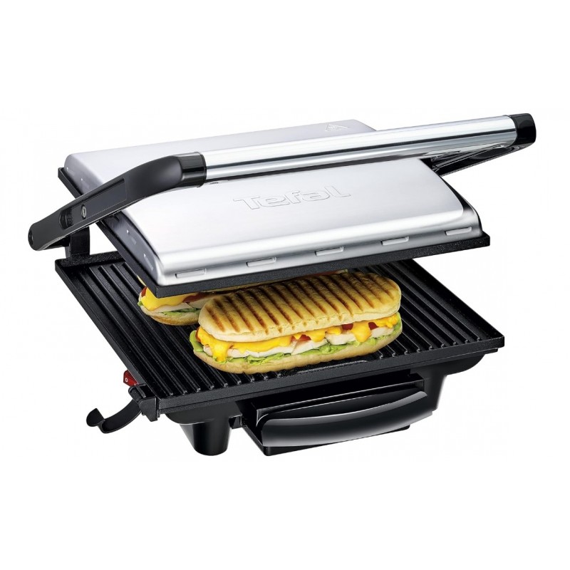 Tefal Kontaktgrill Inicio GC241D,Tisch-Elektrogrill, fettarmer Grill