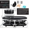 KESSER 3-in-1 Raclette-Grill, Grillplatte und Käsefondue,Tischgrill