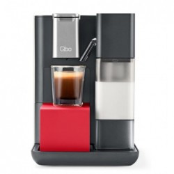 Qbo MILK MASTER Kaffeemaschine – Lipstick Red