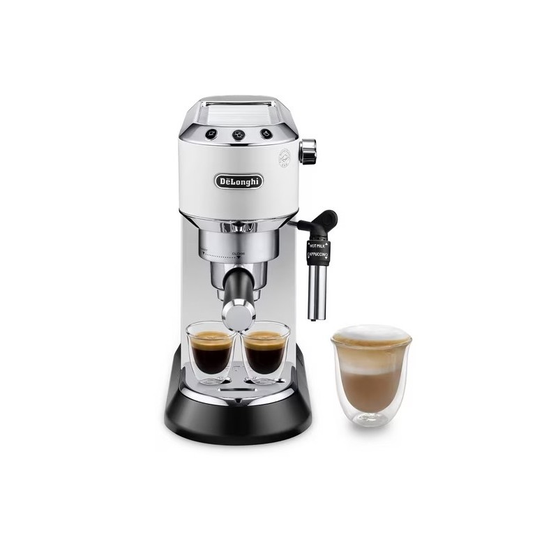 Milchaufschäumer DeLonghi EC 685-W Dedica Style Siebträgermaschine,weiß