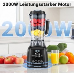 AMZCHEF 4-IN-1 Standmixer Hochleistungsmixer - 2L Standmixer