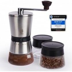 Kaffeemühle Manuell,kegelmahlwerk mit 8 Mahlgraden kaffeemühle hand