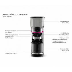 Kaffeemühle mit Waage, elektrisch