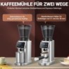 AMZCHEF Kaffeemühle Elektrisch , Kaffeemühle Siebträger Elektrisch