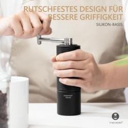 Chestnut C3s PRO Kaffeemühle Manuell,Upgrade Integrierte Ganzmetallgehäuse