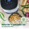 BELLA 3 L Touchscreen-Luftfritteuse, ölfreies Frittieren,matte weiß