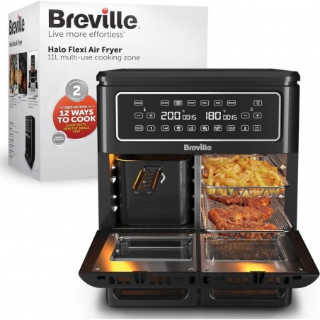 Breville Heißluftfritteuse ,Digitale Doppelkammer-Heißluftfritteuse