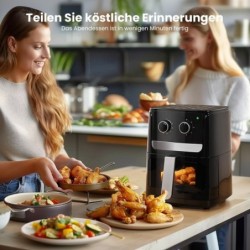 Heißluftfritteuse 4,5 L Heissluftfriteuse Airfryer XXL Multifunktionale