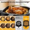 Heißluftfritteuse 4,5 L Heissluftfriteuse Airfryer XXL Multifunktionale