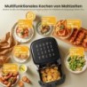 Heißluftfritteuse 4,5 L Heissluftfriteuse Airfryer XXL Multifunktionale