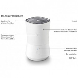 Elektrischer Milchaufschäumer, anthrazit