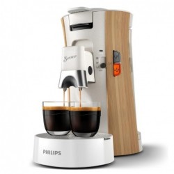 Philips Senseo Select Kaffeepadmaschine - Intensität Plus,Seidenweiß