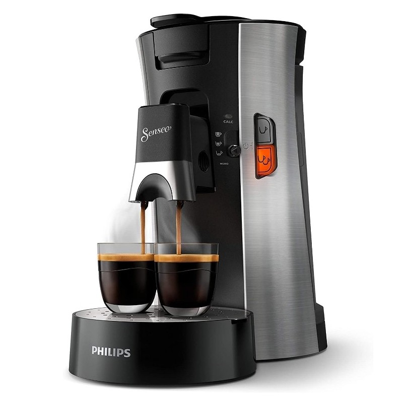 Philips Senseo Select Kaffeepadmaschine - Intensität Plus,Schwarz