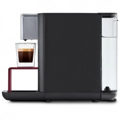 Qbo ESSENTIAL Kaffeemaschine in dunkler Beerenfarbe