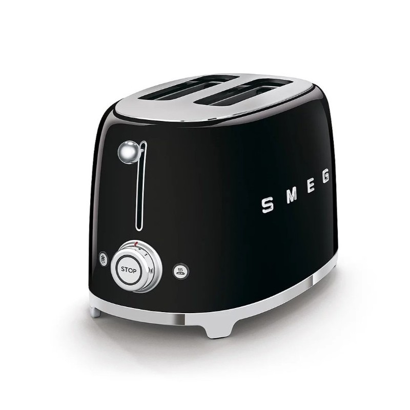 SMEG Toaster im Stil der 50er Jahre in Schwarz