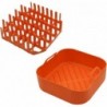 CALLARON Bacon Wave Oven Bacon Rack 1 Set Silikon-Specktablett Mikrowellen-Backmatte Silikon-Backblech