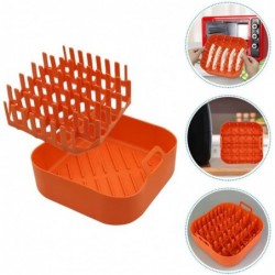 CALLARON Bacon Wave Oven Bacon Rack 1 Set Silikon-Specktablett Mikrowellen-Backmatte Silikon-Backblech