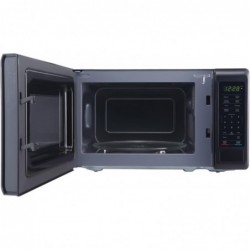 Magic Chef MC77MB Mikrowellenherd für die Arbeitsplatte, kleine Mikrowelle für kompakte Räume, 700 Watt, 0,7 Kubikfuß, schwarz