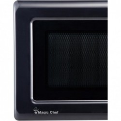 Magic Chef MC77MB Mikrowellenherd für die Arbeitsplatte, kleine Mikrowelle für kompakte Räume, 700 Watt, 0,7 Kubikfuß, schwarz