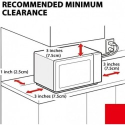 TOSHIBA ML2-EM12EA(BS) Mikrowellenherd mit stilvollem Design als Küchenutensil, Smart Sensor, Öko-Modus und Stummschaltfunktion