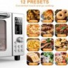 Nuwave Bravo Air Fryer Toaster Smart Oven, 12-in-1-Arbeitsplattenkonvektion, 1800 Watt, 21 Qt Fassungsvermögen, Temperaturregler von 50°-450°F