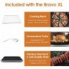 NUWAVE Bravo XL Heißluftfritteuse mit Konvektion und Toaster, Arbeitsplatte, 112-in-1 Smart Grill Combo mit Originalaromen und -marken