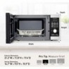 Panasonic NN-SD67LS 1100W Mikrowellenherd mit Genius Sensor Cook und automatischem Auftauen