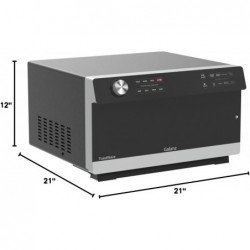 Galanz GTWHG12S1SA10 4-in-1 ToastWave mit TotalFry 360, Konvektion, Mikrowelle, Toasterofen, Heißluftfritteuse, 1000 W