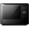 TOSHIBA 6-IN-1 Kompakt-Dampfbackofen, Kombi-Tischbackofen mit Konvektionsdampf und Backen, Gären, Heißluftfritteuse, Slow Cooker, intelligente App-Steuerung