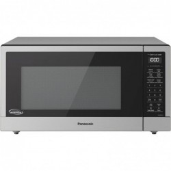 Panasonic NN-SN76LS 1,6 Kubikfuß Zyklon-Inverter-Mikrowelle für die Arbeitsplatte, 1250 Watt Leistung mit Genius Sensor Cooking, 19,44" T x 21,88" B x 11,94" H, Edelstahl