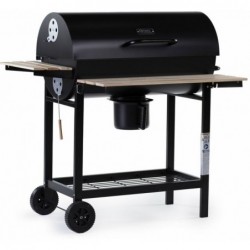 XXL King Holzkohlegrill – 95 x 63 x 105 cm – Schwarz