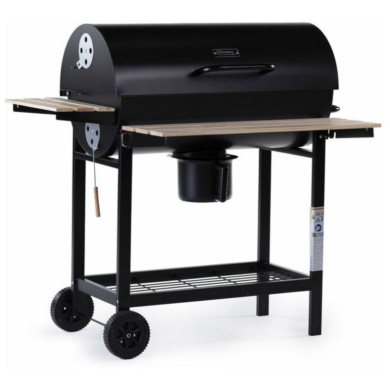 XXL King Holzkohlegrill – 95 x 63 x 105 cm – Schwarz