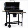 XXL King Holzkohlegrill – 95 x 63 x 105 cm – Schwarz