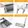 Uten Holzkohlegrill, faltbarer Stahlgrill, Outdoor-Grill