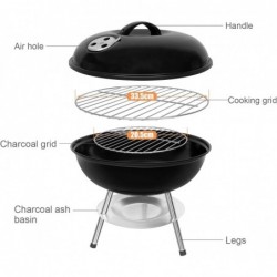 BBQ Zerlegbarer tragbarer Grill für Outdoor-Garten-Camping-Grill