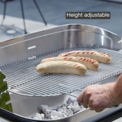 Barbecook Loewy 55 Holzkohlegrill, Metallic-Farbe