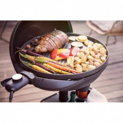 Elektrogrill mit Grill aus Aluminiumguss, Black Barbecue