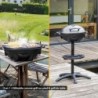 2in1 Elektrogrill, Elektro-Tischgrill – extrem stabiler Grill