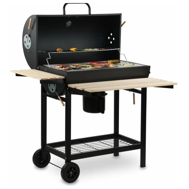 BBQ-Toro Holzkohlegrill Smoker Grillwagen