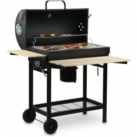 BBQ-Toro Holzkohlegrill Smoker Grillwagen