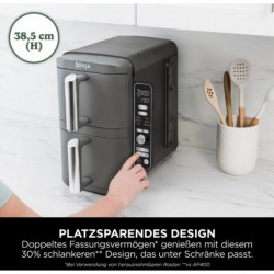 Ninja Double Stack XL 2-Ebenen Heißluftfritteuse 9,5 L