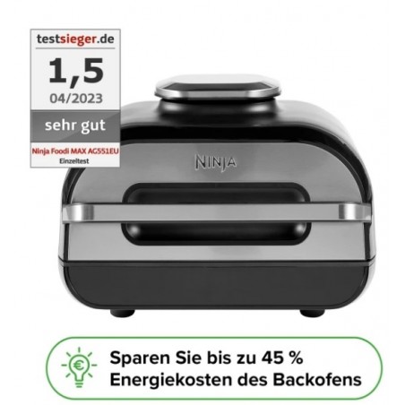 Ninja Foodi MAX Grill Heißluftfritteuse AG551EU